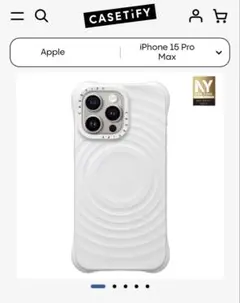 新品未使用ウェーブシリコンケース　CASETiFY 15 Pro Max