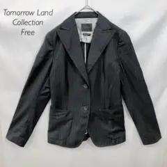 ウール★TOMORROWLAND★ジャケット★背抜き★ストライプ★
