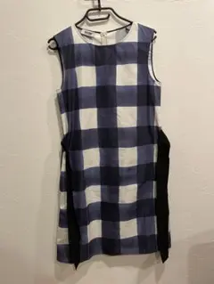MOSCHINO cheapandchic チェック柄 膝丈ワンピース