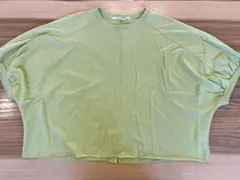 【レイカズン(Ray Cassin)】ポンチョ風Tシャツ レディース グリーン