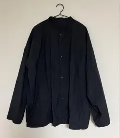 希少】 MUJILabo 撥水ノーカラーシャツ リバーシブル ムジラボ
