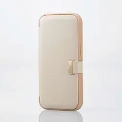 新品未開封 iPhone 14 Pro レザー 手帳型 ケース グレージュA94