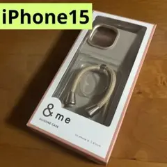 iPhone15 ハイブリッドケース ショルダーストラップ付　カバー　ケース
