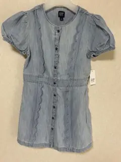新品！GAP デニム 半袖ワンピース 110cm