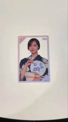 乃木坂46 購入特典　C賞　個別クリアカード　8月ver　梅澤美波
