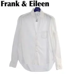 【美品】 Frank＆Eileen 長袖 スキッパー シャツ XXS ホワイト