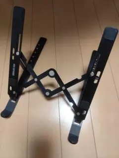 IRIS OHYAMA 折りたたみノートパソコンスタンドブラックアイリスオーヤマ