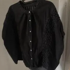 デニムシャツ　半袖　インディゴ　ZARA beams studio CLIP