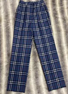 McGREGOR チェック　パンツ　ノバチェック　ブルー　タックパンツ