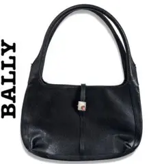 BALLY バリー トートバッグ 肩掛け 金具 本革 レザー レディース 黒 鞄