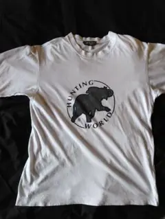 HUNTING WORLD ホワイト Tシャツ M(グレー)