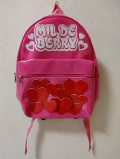 MILDE BERRY ピンク ハートリュック