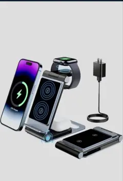 Bolvunes ワイヤレス充電器 3in1 急速充電