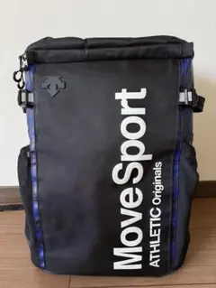 デサント　MoveSport バックパック 黒・青