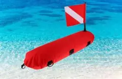 ★トルピード型フロート ブイ(二重構造) フロートライン付き★魚突き