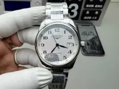 Longines 自動巻き時計 シルバー文字盤