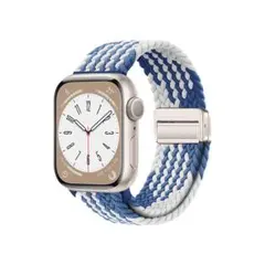 Apple Watch用 青と白のバンド