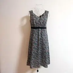 Spick&Span　Vネック　ウエストマーク　ワンピース