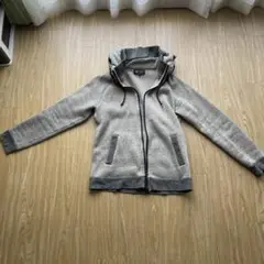 BEAMS HEART グレー フルジップ パーカー M