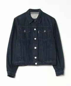 メゾンキツネ 新品未使用 大きめ レディース デニムジャケット ブラック 2025年最新】MAISON KITSUNE レディース Gジャン・デニム