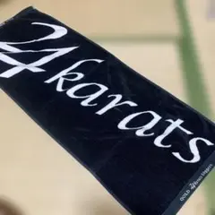 24karats タオル ブラック