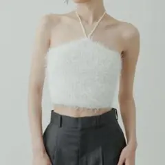 BIO TOP ブラック ベアトップ BIOTOP(ビオトープ) / 【yo BIOTOP】Bear bra top (アンダー
