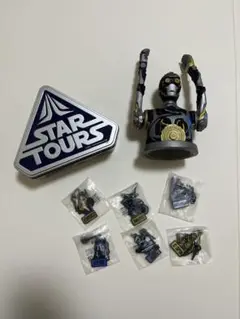 スターウォーズシリーズ　スターツアーズ缶、ペプシボトルキャップ　グリコおまけ