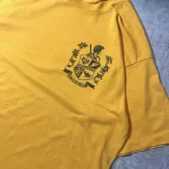 Fruit of the Loom マスタードイエロー シングルステッチ 半袖T