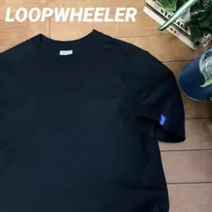 LOOPWHEELER クルーネックポケットTシャツ LW56 日本製