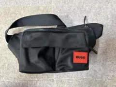 HUGO ブラック ボディバッグ・ウエストポーチ
