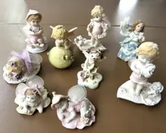 天使　フィギュア 花冠付き　妖精　動物9個セット　ブランド: Remoteta