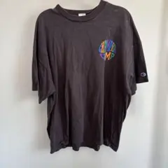 Champion カラフルロゴ Tシャツ L