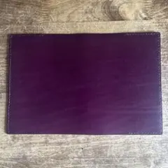 革　ブックカバー