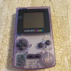 ゲームボーイカラー クリアパープル 本体