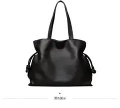 羊皮柔らかい羊皮 ブラウン レザー風 トートバッグ 大容量 柔らかい羊皮