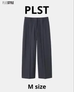【PLST】　　ワイドパンツ(リネンブレンド)