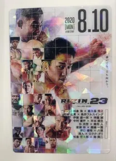 【即購入OK】RIZINポテトスティック ポスターカードコレクション　No.09
