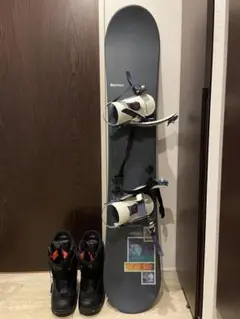 BURTON スノーボード、ビンディング、ブーツ(25.5cm)、バッグ セット
