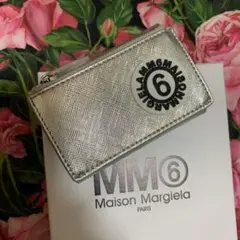 *MM6 マルジェラ ミニウォレット シルバー 新品*