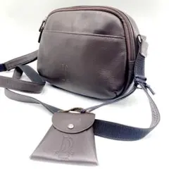 【超美品 未使用級】中澤鞄 ショルダーバッグ 本革 レザー 日本製 ブラウン
