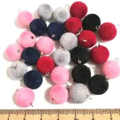 処分品⚠️1点限り⭐もこもこ丸.。.:*28個♡ゴールドチャーム