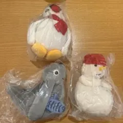 ピングー ガチャガチャ ピンガ ロビ 雪だるま
