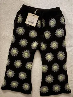 &pal アンドパル　crochet flare pants 90