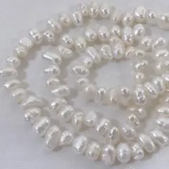ht532/SALE！淡水パール◇艶あり クレオ形1連