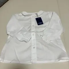タグ付き新品!襟付きホワイトシャツ 95サイズ