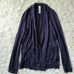 【希少】ATTACHMENT カーディガン ネイビー L