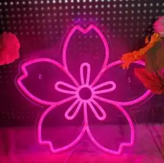 桜　ネオンLEDライトUSB給電　リビング　間接照明