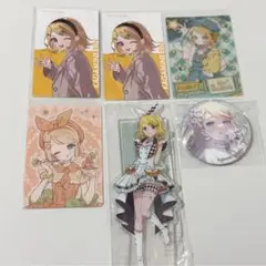 プロセカ一番くじＢ賞鏡音リンアクリルスタンド 8A 6点セット