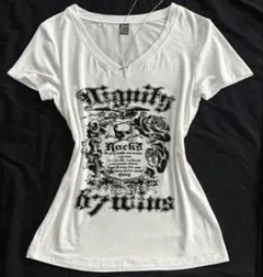 y2k grunge Tシャツ 白