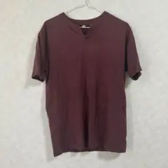 UNIQLO ユニクロ tシャツ M ヘンリーネックtシャツ 古着